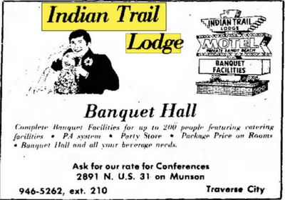 Indian Trail Lodge - Jan 1977 Ad
